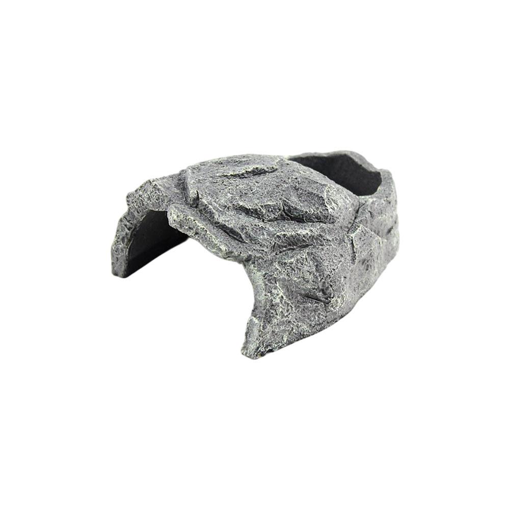 Turtle Hiding House Simulation Cave With Basking Platform For Reptiles Gecko Salamander Frog Safe Durable Anti Bite Decoration