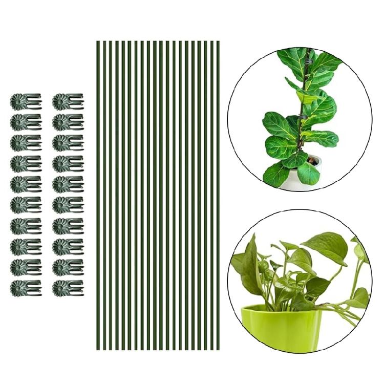 Regulable Bendable Plant Support Stick For Indoor Outdoor Plant High Strength Plastic Stake Natural Easy Install Gardening Essential