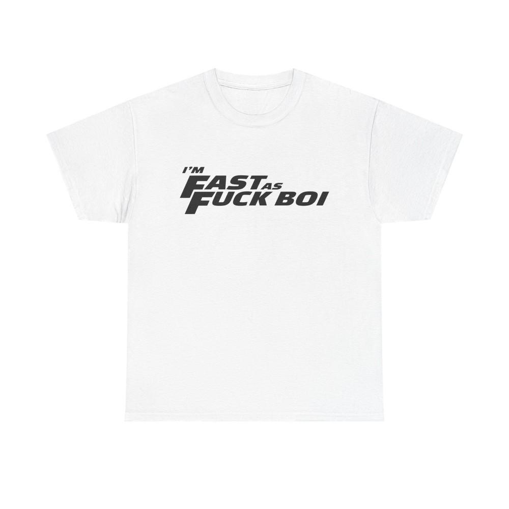 Fast As Heck Furious Funny Graphic T-Shirt Gift NEW Unisex Heavy Cotton Tee Unisex T-Shirt