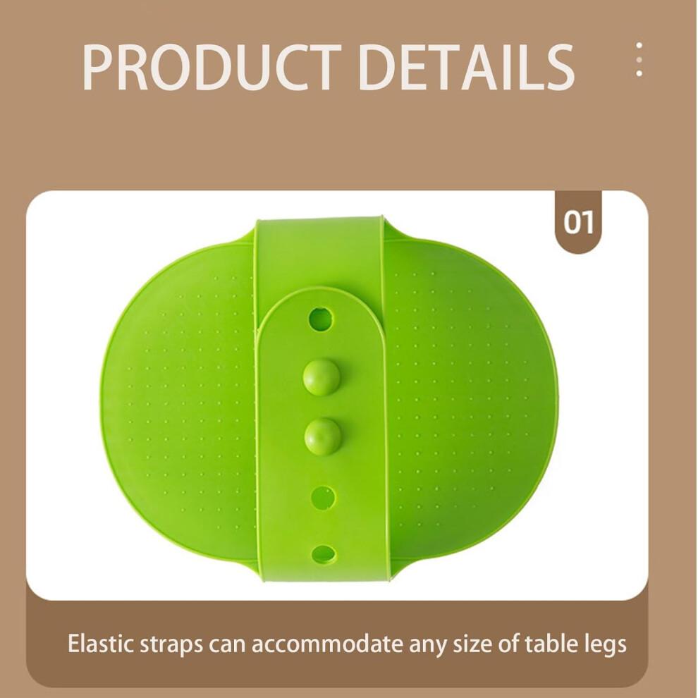 Silicone Grooming Strap Pad for Cats - 4PCS Self Groomer Cat Rubbing Post, Yellow Indoor Cat Grooming Tool