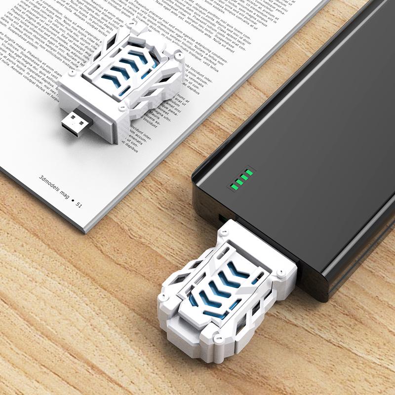 USB Portable Electric Mosquito Repellent Incense Heater for Indoor, Outdoor, Office, and Car Use with Power Bank Option