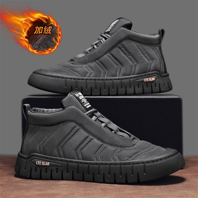 

Para shoes men s 2024 new pilot casual shoes autumn and winter velvet warm snow boots men s non-slip cotton shoes 44
