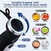 BioloMix HB‑3302 5‑in‑1 Hand Blender 1200W 6‑Speed Turbo Immersion Stick Blender