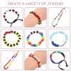 600Pcs Acrylic Beads For DIY Bracelet Necklace Jewelry Making Accessories