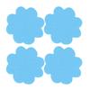 4Pcs Flower Heel Pad Self-adhesive Non-slip Foot Pain Relief Blister Prevention Loose Shoes High Heel Grip Cushion Protector Insert Liner