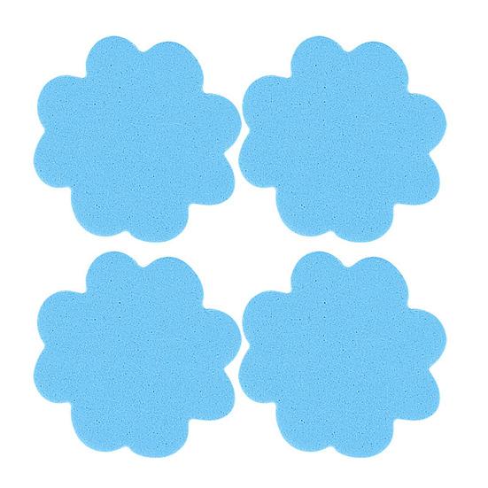 4Pcs Flower Heel Pad Self-adhesive Non-slip Foot Pain Relief Blister Prevention Loose Shoes High Heel Grip Cushion Protector Insert Liner