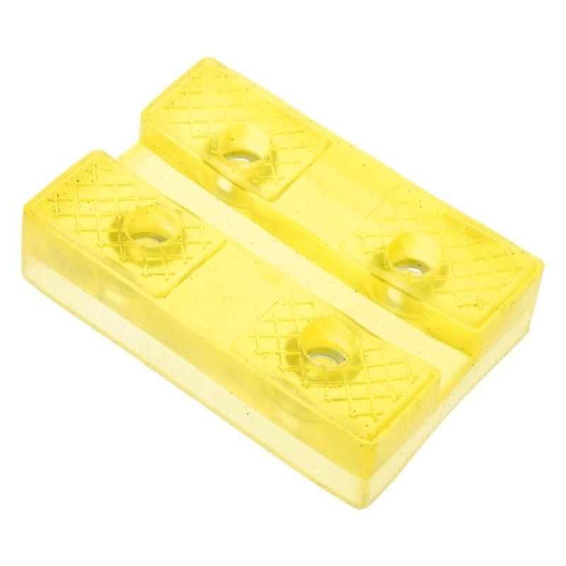 

X7JF Universal Pad Lifting Support Pads Adapter for Jack Stand Universal Rubber Slotted Frame Pinch Welds Protector