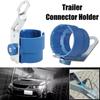 Round Design Trailer Plug Holder Weatherproof Plug Adapter Robust Parking Cover  Caravan Protection