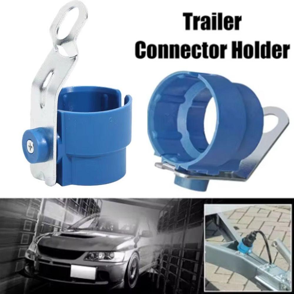 Round Design Trailer Plug Holder Weatherproof Plug Adapter Robust Parking Cover  Caravan Protection