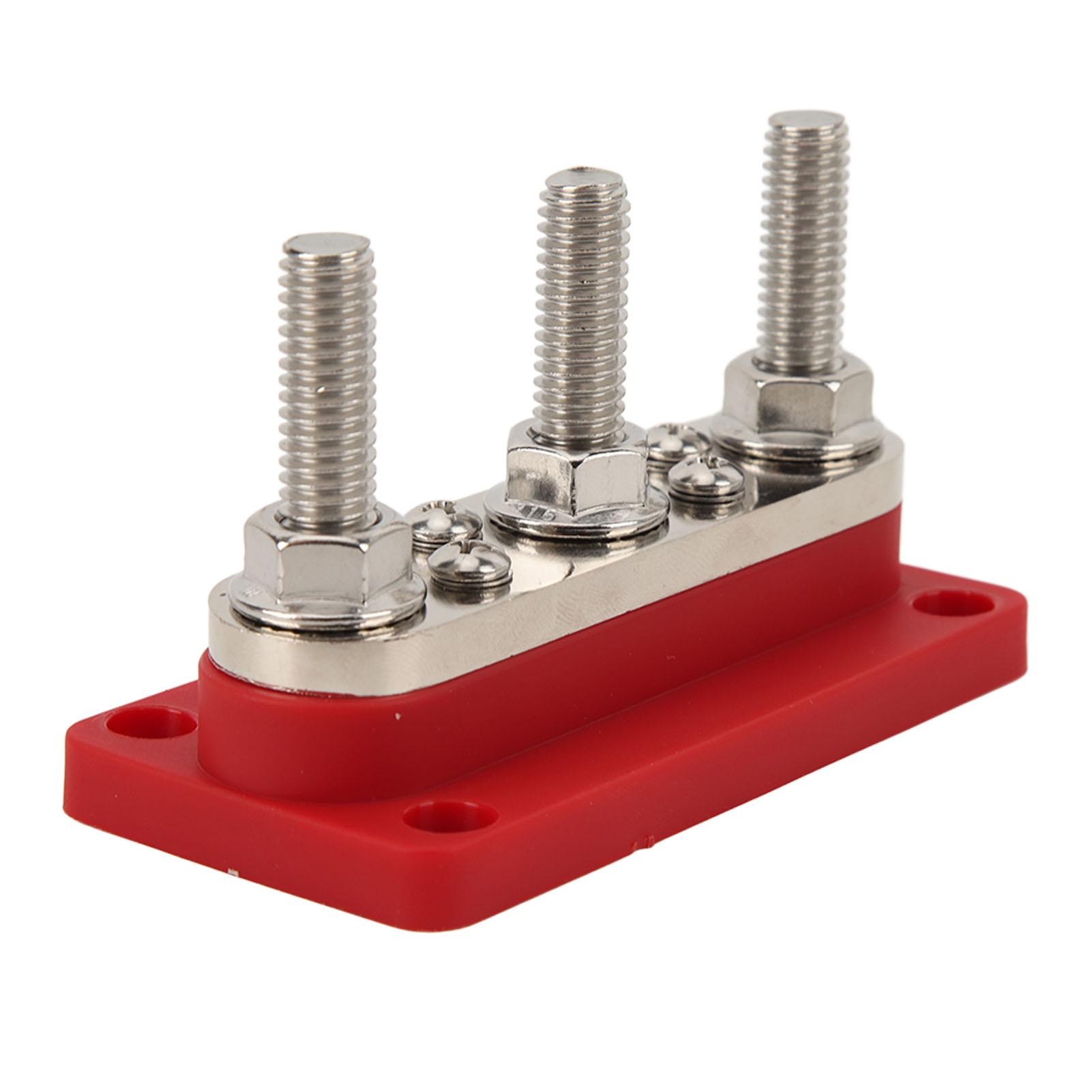 

Power Distribution Terminal Block 12‑48V 300A Battery Bus Bar for Cars Trucks RVs Marine Boats Solar System