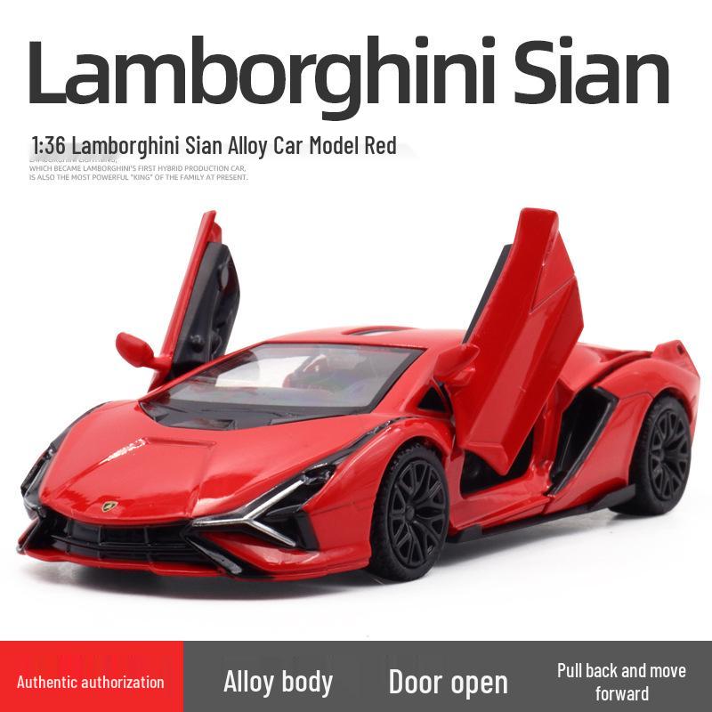 

[Boxed] 1:36 Scale Lamborghini Bull LP750 Alloy Car Model - Children s Toy Gift
