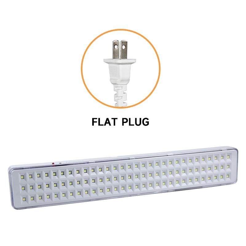 90LED Fire Fighting Lights Handheld Portable LED Emergency Light Wall-mounted Rechargeable Home Work Lamps for Power Outage Bulb