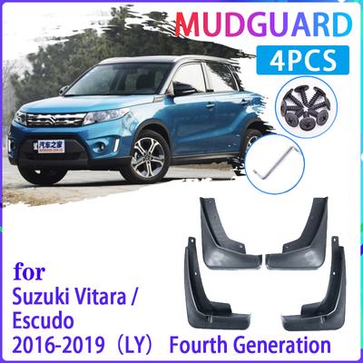 4 PCS Car Mud Flaps for Suzuki Vitara Escudo 2016 2017 2018  LY 4th  Mudguard Splash Guards Fender Mudflaps Auto