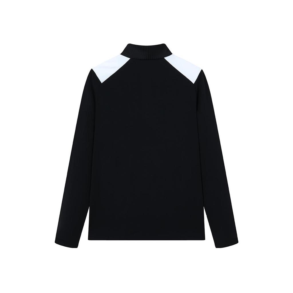 FILA Golf Series Casual Sports Breathable Stretch Skin-Friendly Long Sleeve T-Shirt Women tops Deep-Black A11W145214F-BK