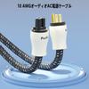 Preffair 10AWG Audio Power Pure Copper OFC AC Power IEC320 Durable Audio Power Cord for Home AV Power and Sound Systems Cable, 3-Pin 125V/15A Cord,