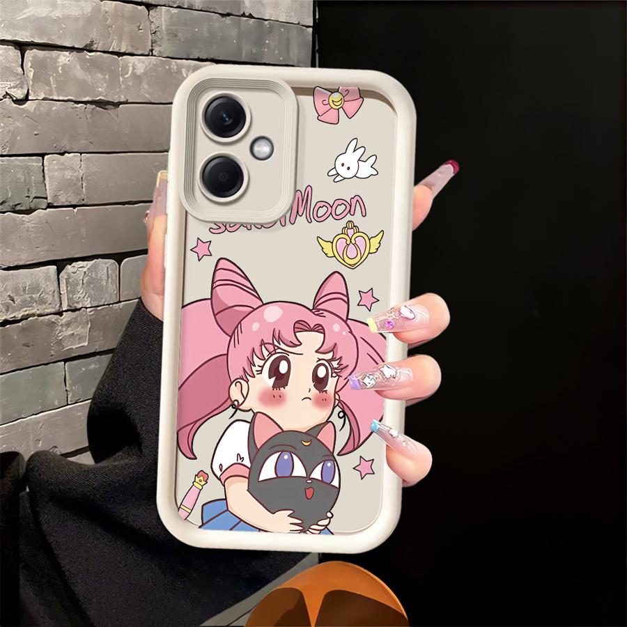 Phone Cover Case for Xiaomi Redmi Note 14 Pro Plus 13C 12s 14C A1 A2 A3 A4 Note 13 11s 12 11 10 12C Cartoon S-Sailors Moon