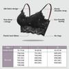 Panegy Night Sports Comfortable No No Beautiful Thin Shoulder High Lace Tube Set Women's Bra, Bra, Underwear, Lightweight, Breathable, Constriction,
