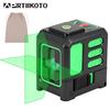 Portable Mini Green Laser Level: High-Precision 2-Line Infrared Water Level Projector