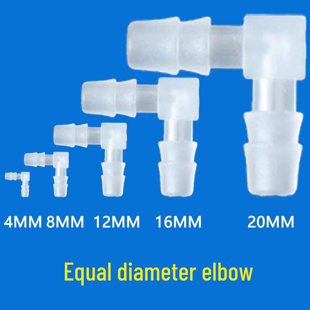 L-Shaped 90° Right Angle Plastic Hose Connector & Reducer