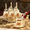 Europese Licht Luxe Keramische Thee- en Koffiekopjes Set
