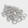 Spring Nut Hex Bolt Round Head Carriage Screw Truss Head 304 Stainless Steel Screw  Metal Working