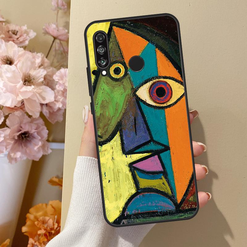 Picasso Abstract Art Painting For Huawei Nova 11 Pro 9 10 SE Y70 Y60 Y90 Y61 Y91 Y73 Y72 12s 12i 11i 8i P30 P40 Lite Case