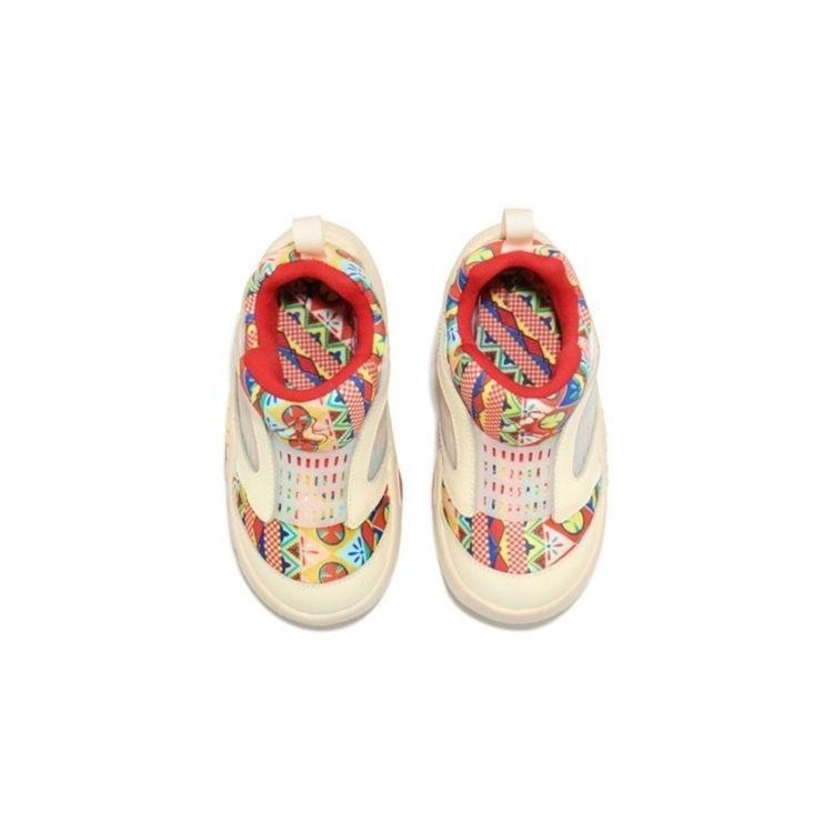 Air Jordan 5 Retro Little Flex TD Chinese New Year Baby Sneakers Cream Sail Chile-Red DD2242-100
