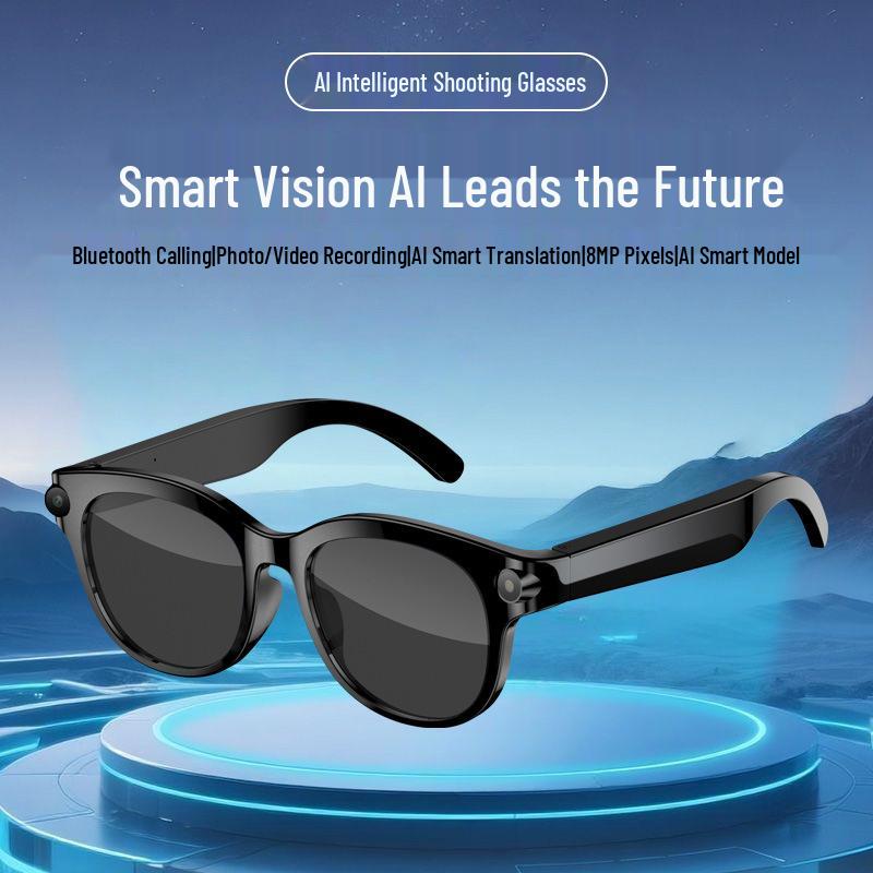 M89 AI Smart Glasses: HD Photo/Video, Voice Calls, Translation & Object Recognition