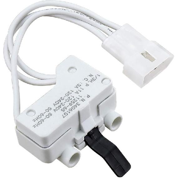 WP3406107 3406107 AP6008561 Выключатель двери сушильной машины Улучшенный Blutoget-Совместимый для сушильных машин Whirlpool Ken-More May-tag - Заменяет 3406109 3405100 3405101 1-Pack