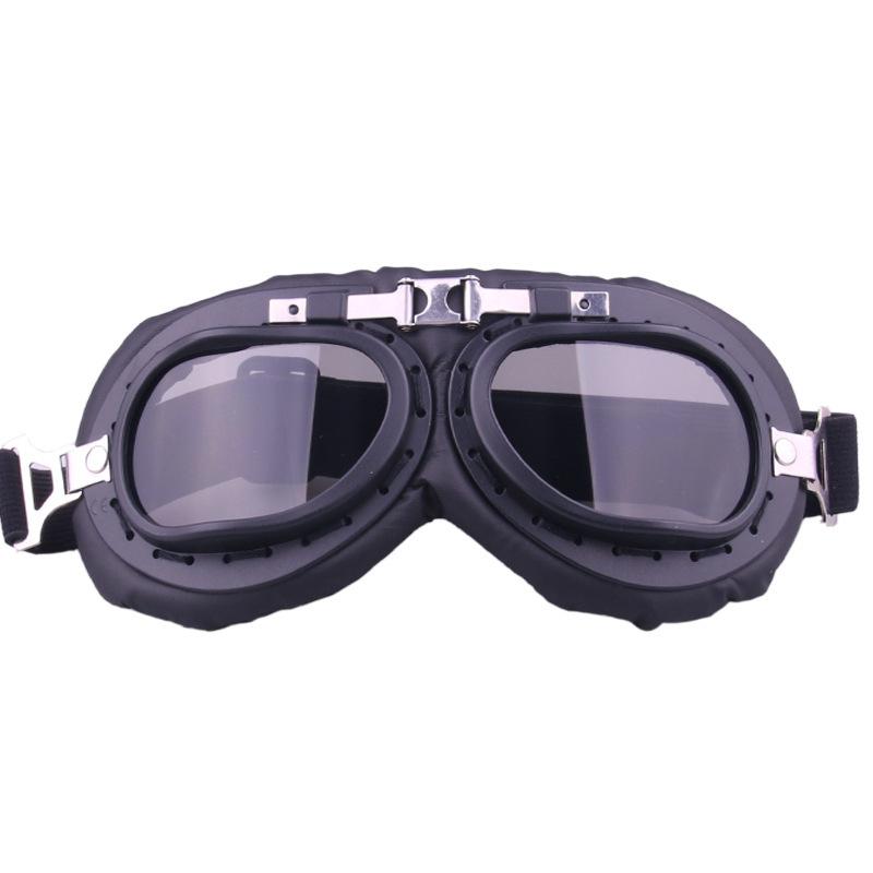 Vintage Motorcycle Helmet Goggles Riding Goggles Retro Glasses Sand-proof Goggles