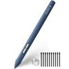 King Write SY05 Чорний EMR Стилус для Galaxy Note Fujitsu Quaderno High До 4096 Рівнів Тиску, Функція Розпізнавання Долоні та Гумка (2-е покоління/3-е покоління C) - Точність,