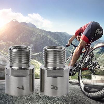1 Pair Steel Titanium Bike Pedal Extenders Spacers for MTB Mountain Road