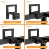 Pack of 4 Heavy Duty Metal Bed Frame Brackets Secure Stabilizers for Bedroom Furniture Easy Installation No Tools Needed