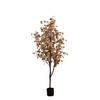 Artificial Eucalyptus Tree Fake Plant In Pot For Home Office Decor Realistic Thanksgiving Decor Fall Tree Decor For Home Party