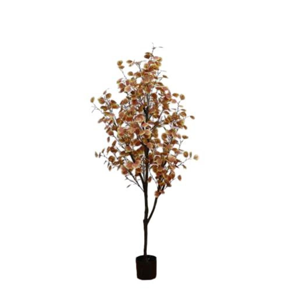 Artificial Eucalyptus Tree Fake Plant In Pot For Home Office Decor Realistic Thanksgiving Decor Fall Tree Decor For Home Party
