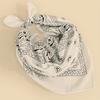 1pc Print Triangular Square Scarf Breathable, Thin Hip-Hop Style Headscarf for Girls And Girls Perfect for Hiking, Parties