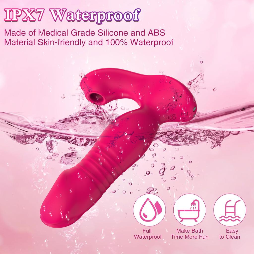 Wireless Control Telescopic Dildo Wearable Panties Vibrators Vagina Sucker G Spot Clitoris Stimulator Anal Massager Sex Toys