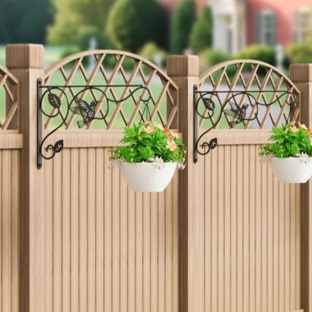 12 Inch Flower Pot Bracket Heavy Duty Feeding Bird Rack Planter Hanger Indoor Outdoor