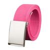 Waist Belt Exquisite Gift Comfortable Canvas Wide Metal Buckle Pants Belt Costume Accessory