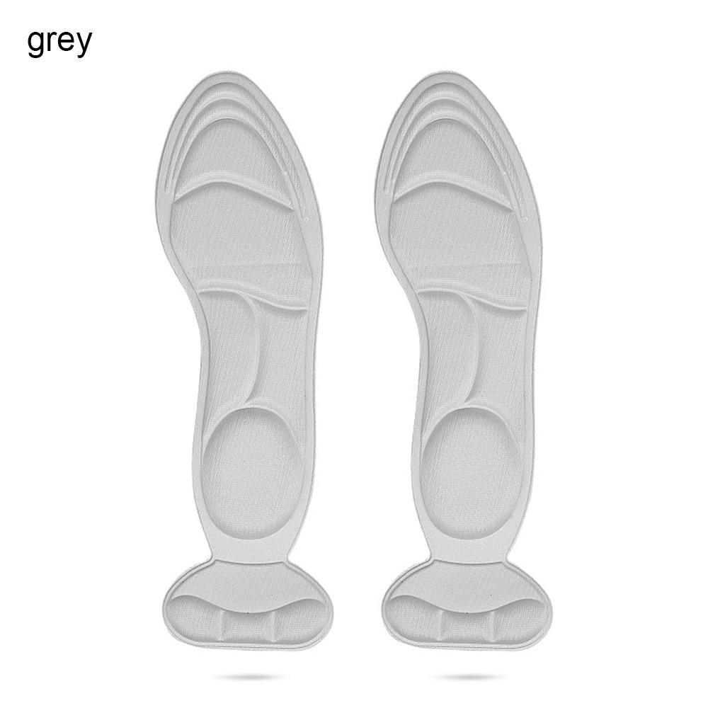 

Противоскользящие Утолщающие Подушечки для Обуви Массажные Стельки на Высоком Каблуке серый