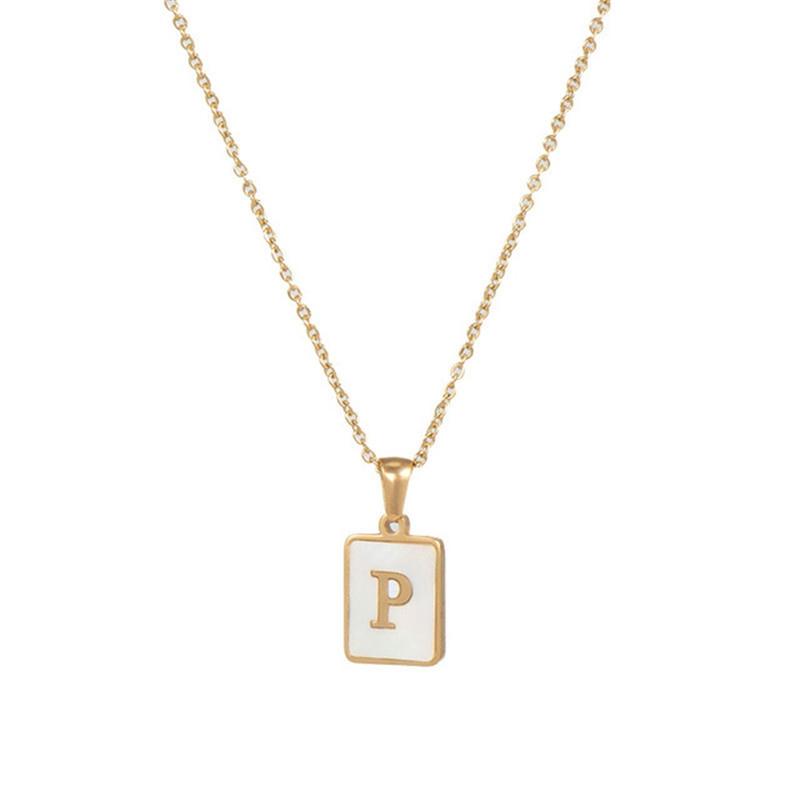 Pendant English Letters Chain Clavicle Necklace The Letter Necklace Accessories Creativity