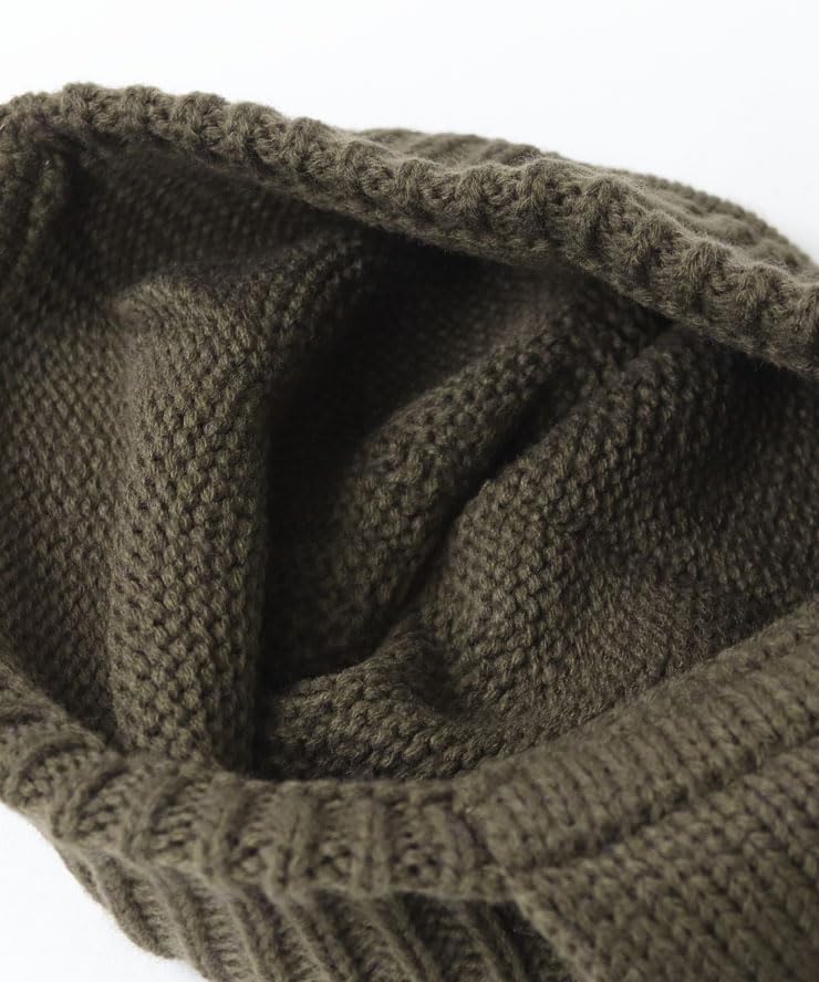 Earflap Wool Blend Knit Hat with Ear Flaps for Men and Cold Weather Unisex Free [regnuu] Women, Protection, Autumn/Winter, (JP, Alphabet, Size,