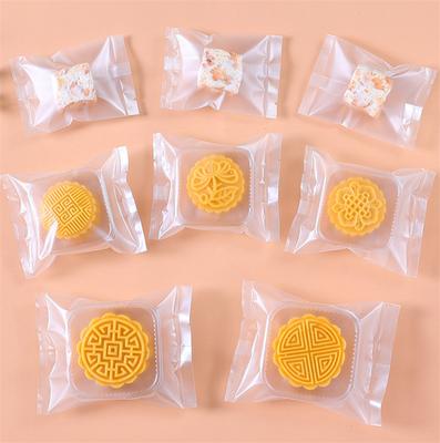 100Pcs Semi Transparent Frosted Machine Sealed Biscuit Cookie Mooncake Handmade Soap Gift Packaging Bags