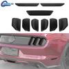 9Pc Smoked Rear Taillight Fog Lamp Cover Trim Decor Kit for Ford Mustang 2015-17