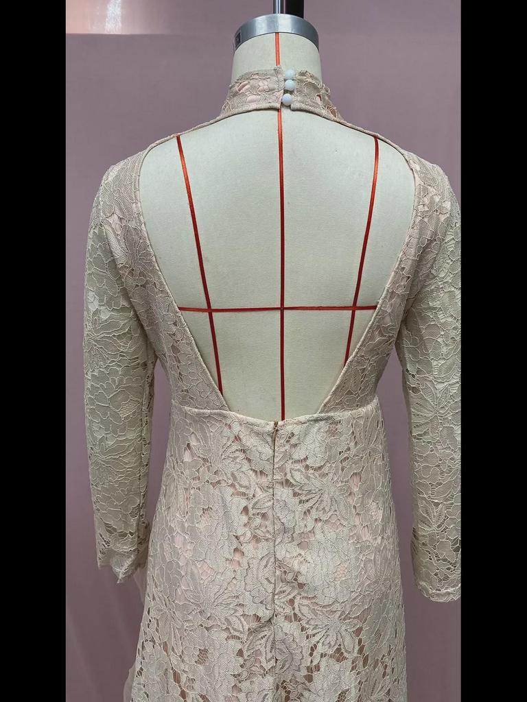 Goldenes Fischschwanz-Abendkleid für Damen – 2025 Neuer eleganter Herbst/Winter-Bankettstil