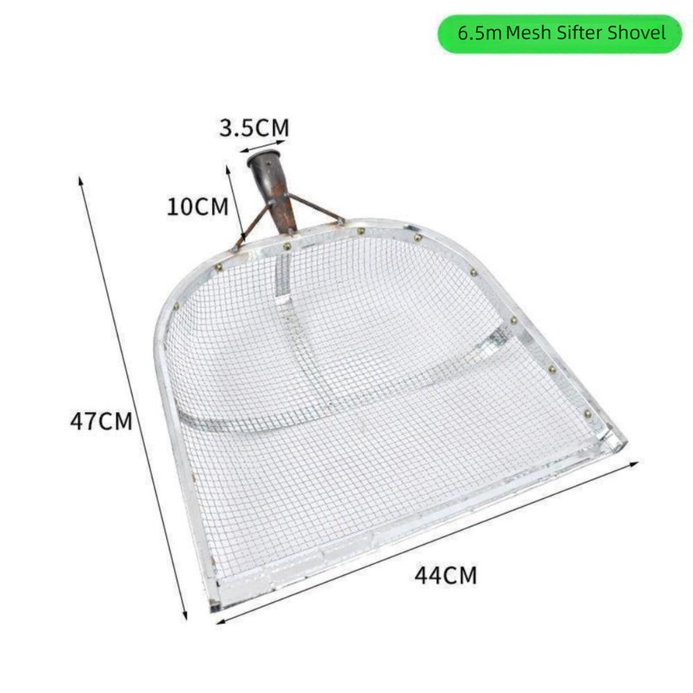 Необходимый инструмент Металлическая сетка для просеивания почвы Удобная ручка Сверхпрочное сито для почвы Портативный просеиватель садовой почвы Садоводство