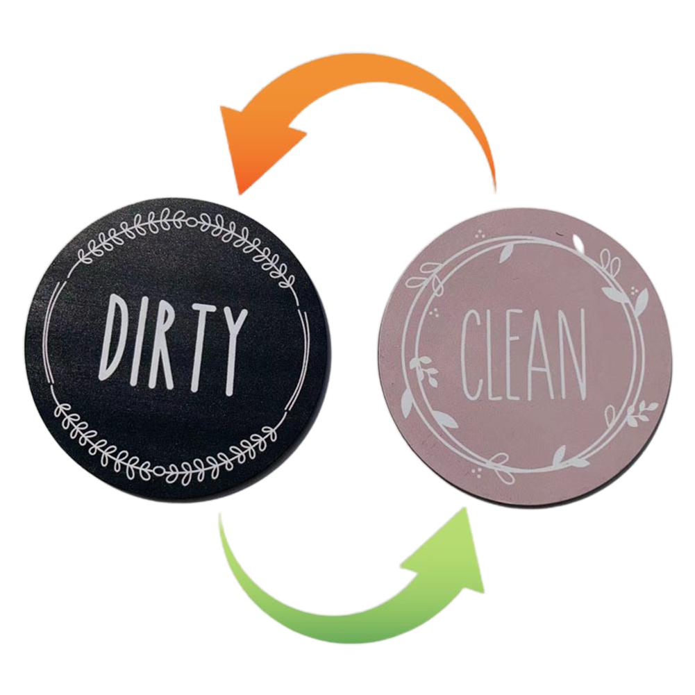 Magnet Sticker Indicator Magnet Sticker Clean Dirty Sign Dining & Bar