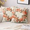 1 Pieces Floral Printed Throw Pillow Cushions Soft Decor Polyester Pillowcase, Sofa Decorative Cushion Cov Headboard Pillow