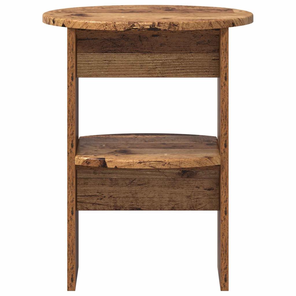 Seitenschrank Holzoptik recycelt Ø40 x 50 cm Holzwerkstoff