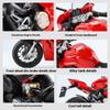 1/9 Scale DUCATI V4S Alloy Motorcycle Model with Lights - Kids' Premium Toy Car Replica, Racing Enthusiast Gift
